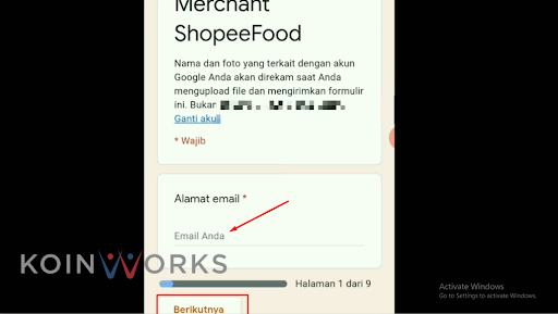 mendaftar merchant shopeefood langkah 1