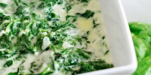 creamed spinach