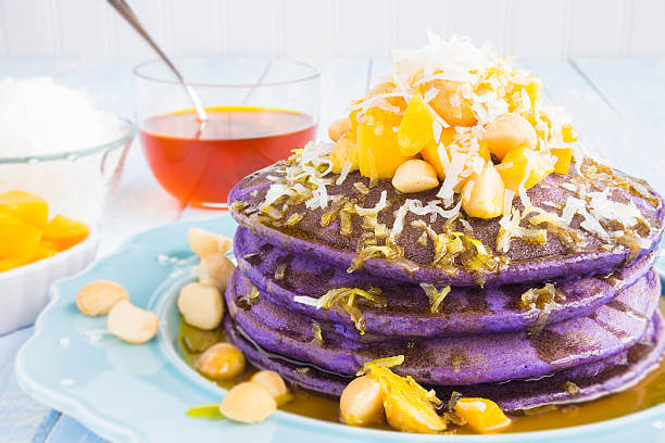 pancakes ubi ungu